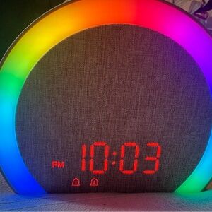 ANJANK Sunrise Alarm Clock KX213 | Wake Up Light, FM Radio & Sleep Sound Machine